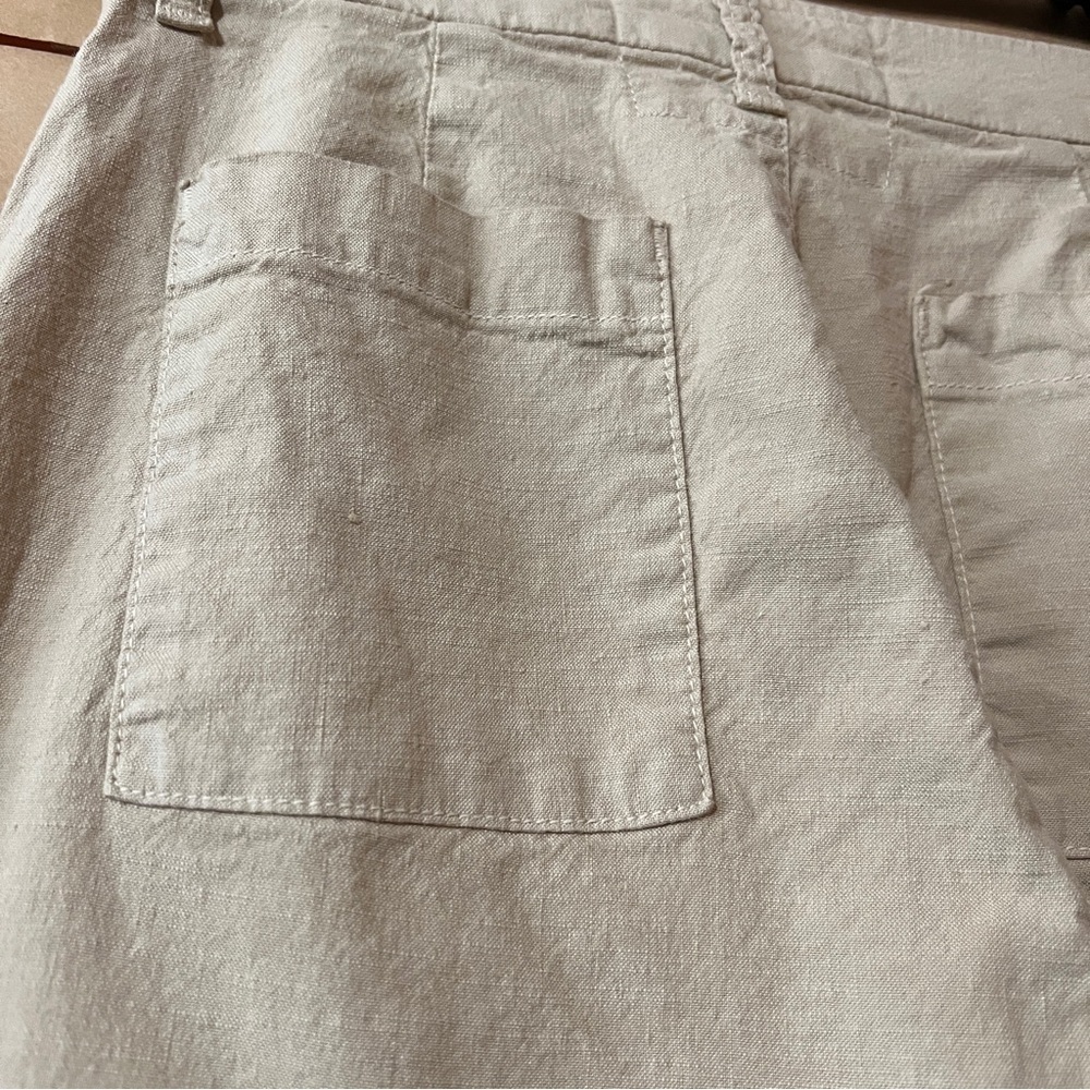 Frank & Eileen | Kinsale Pants Italian Performance Linen Wide Leg Trouser Size 0 - Picture 13 of 15